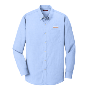 Men's Red House&reg; Nailhead Non-Iron Shirt - Thoroughly updated, this crisp nailhead shirt has a silky feel and a wrinkle-resistant finish for exceptional non-iron performance.