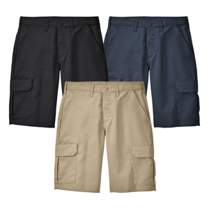 Red Kap® Industrial Cargo Short - Built for the person who carries a lot of stuff, this IL50-strength Cargo Short has snap cargo pockets to pack what you need to get work done. 